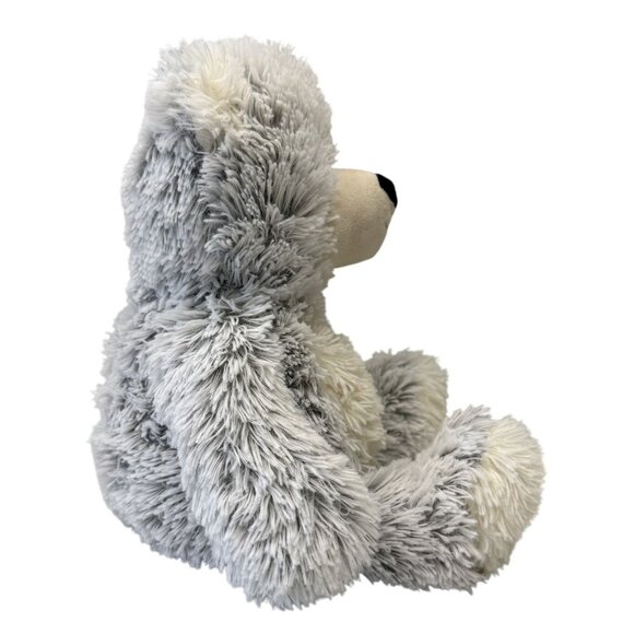Warmies Microwaveable Plush Gray TeddyBear 14" Comfort All Ages Lavender-Scented - Picture 2 of 8